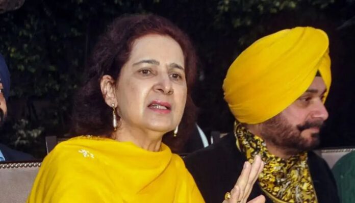 Navjot Kaur Sidhu resignation