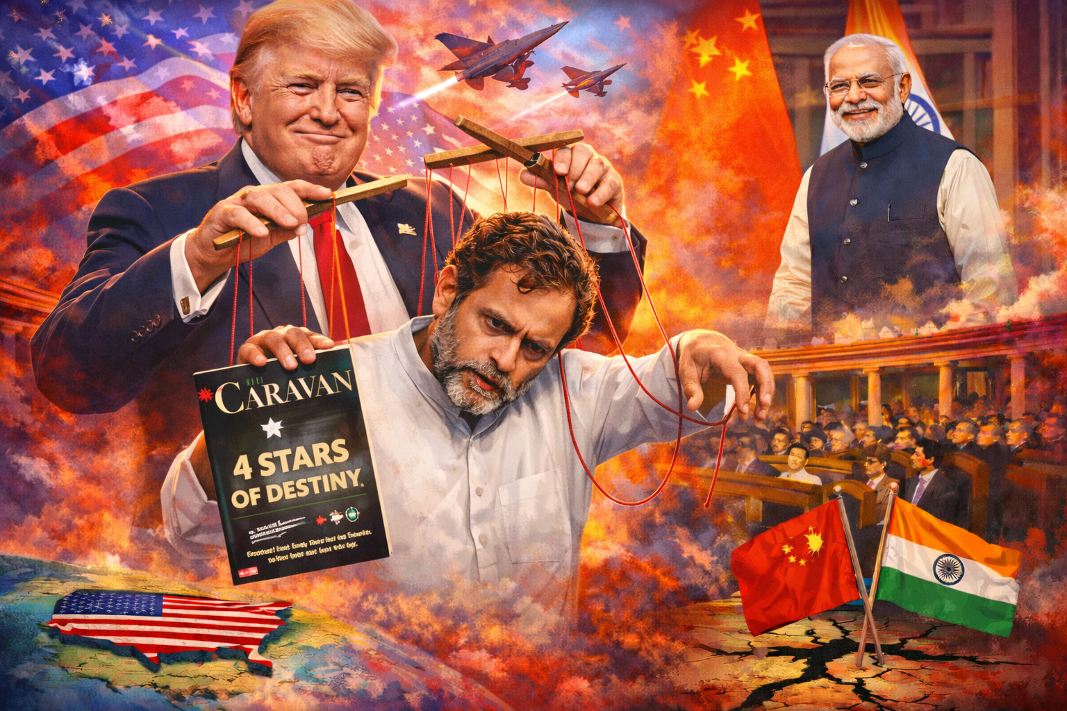 Was Rahul Gandhi’s Naravane book drama in Parliament carefully timed to counter Xi Jinping’s olive branch approach amid US attempts to manipulate India?