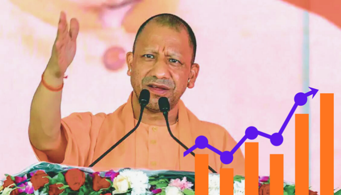 Uttar Pradesh's economy has doubled in the past 8 years.