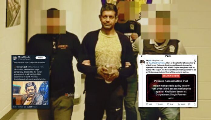 Liberals mock Nikhil Gupta plea with Dhurandhar jibes