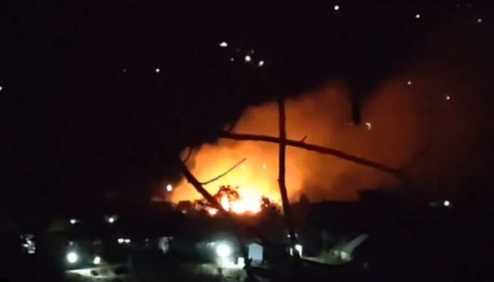 Manipur: Kuki terrorists set fire to 20 houses belonging to Naga community, local administration imposes curfew