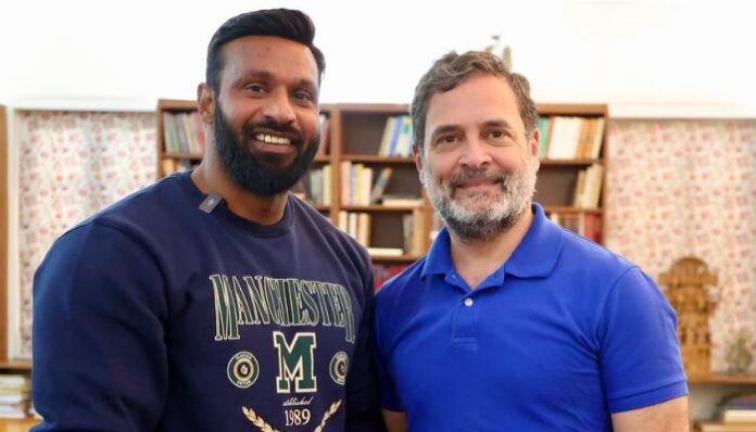Rahul Gandhi meets controversial gym trainer Mohammad Deepak