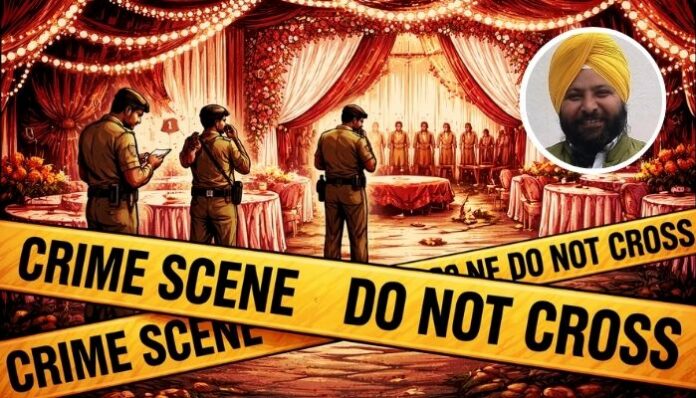 AAP sarpanch Harbarinder Singh was shot dead at a wedding in Tarn Taran