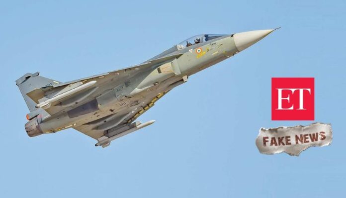 HAL rubbishes fake news peddled by The Economic Times about IAF losing Tejas fighter aircraft in accident: Details