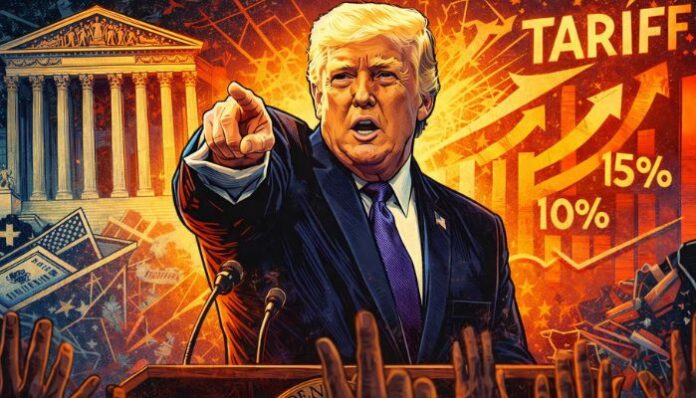 Donald Trump announces 15 per cent tariff after court ruling