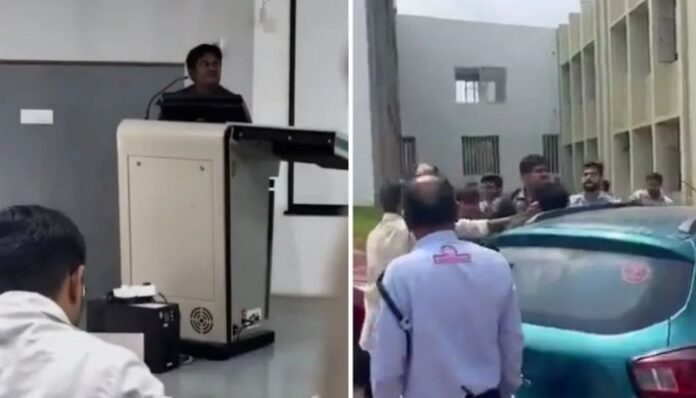Bengaluru professor proposes student viral video