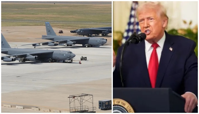 B-52H Stratofortress in USAF Barksdale base kept under shelter in place order over drone threat