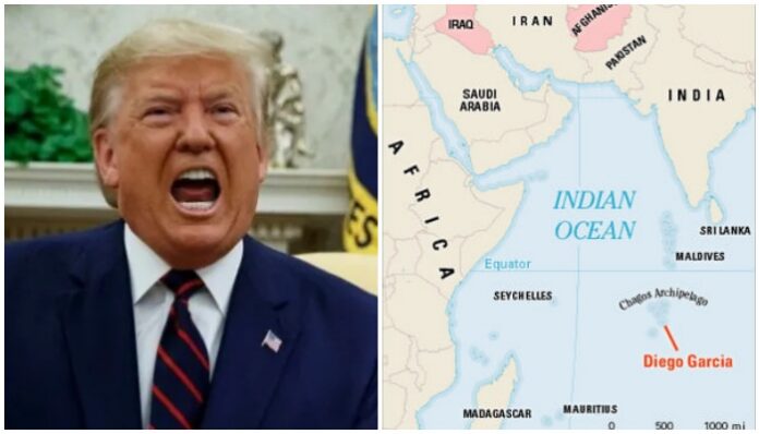Iran fires IRBMs at Diego Garcia
