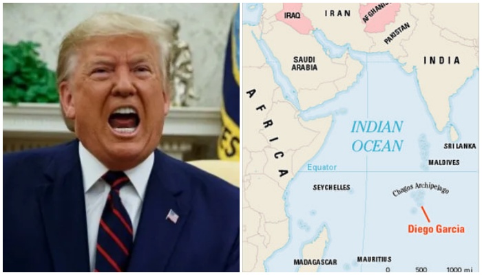 Iran fires IRBMs at Diego Garcia