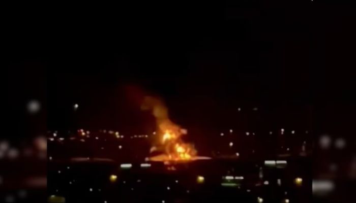 Dubai airport fuel tank fire