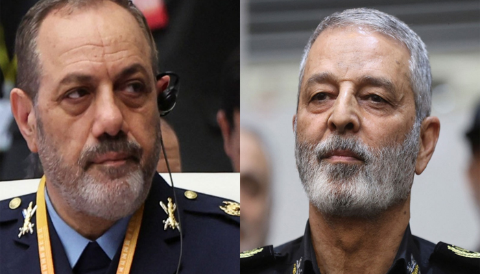 Iranian Defence Minister Aziz Nasirzadeh (L) and the Chief of Staff of the Iranian Armed Forces were killed in the US-Israeli strikes.