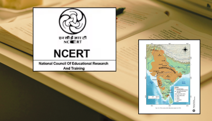 The NCERT wrongly depicted Jaisalmer as part of the Maratha Empire in a textbook.