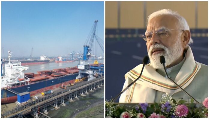 APSEZ bulk terminal at Haldia Dock Complex, SPM Port