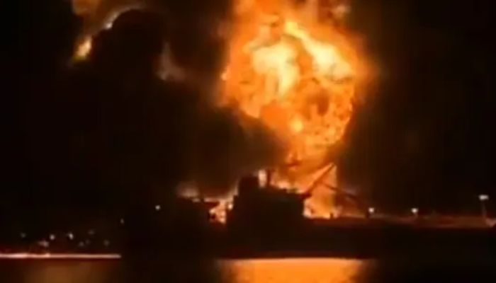 Persian Gulf tanker explosion