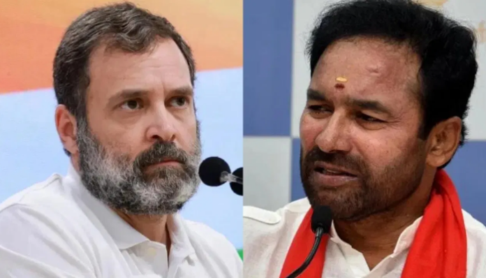 G Kishan Reddy condemns Congress for supporting the USCIRF report.