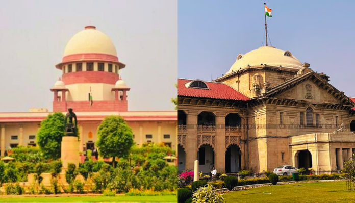 Supreme Court transferred 2 cases pending before Allahabad High Court to itself.