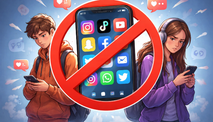 Social media use by children is forbidden in Andhra Pradesh and Karnataka.