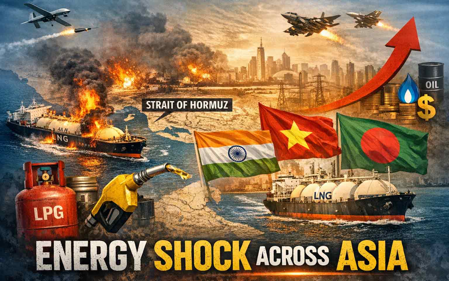 From Pakistan to Vietnam: How the Strait of Hormuz crisis is triggering an energy shock across Asia