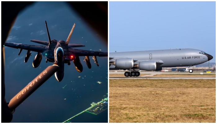 US KC-135 Stratotanker lost in mid-air collision with another KC-135