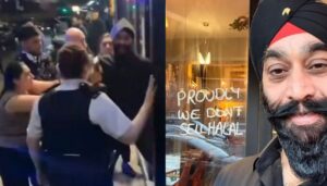 Sikh restaurant owner Harman Singh Kapoor arrested in London after self defence video went viral