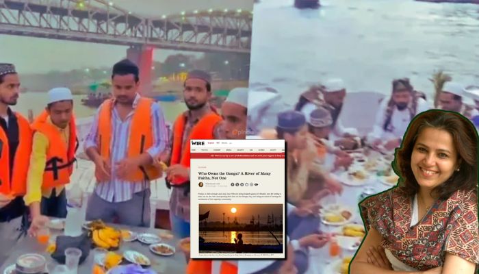 Amidst outrage over Muslims doing Iftar and throwing bones in Ganga, TheWire attempts to secularise the sacred river for the old objective of shielding Islamists