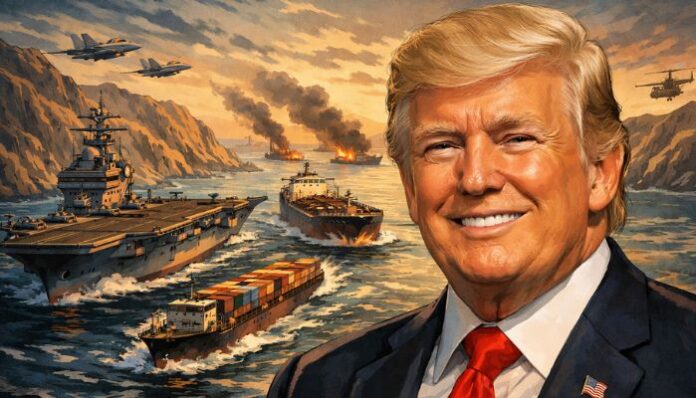 CENTCOM clarifies after Trump announcement of blocking St of Hormuz