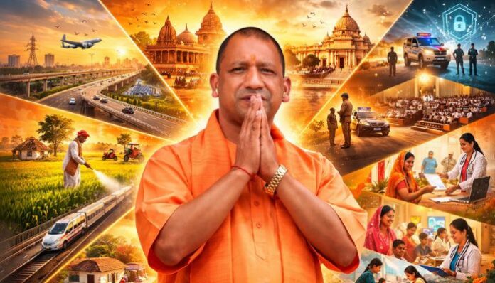 CM Yogi Adityanath launches Nav Nirman ke 9 Varsh, highlights nine years transformation