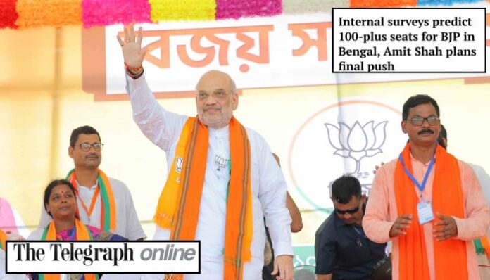 BJP denies internal survey Bengal