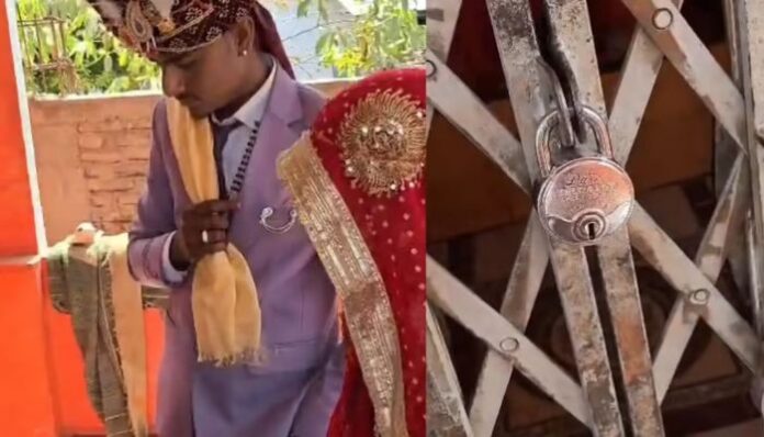 Police intervened after a Dalit couple alleged denial of entry at a Khargone temple.