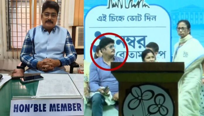 WBPSC member seen at TMC event in Bhabanipur