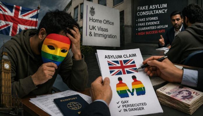 UK fake asylum claims by Pakistans and Bangladeshis