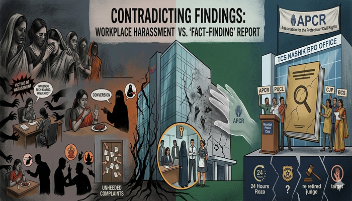 APCR run by Prashant Bhushan, which peddled false Muslim-victimhood narrative, attempts to give clean chit to Muslim men who forced TCS Nashik Hindu employees to convert to Islam