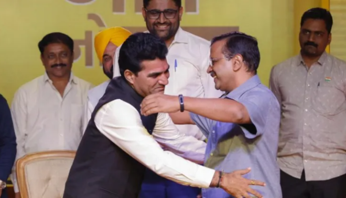 Arvind Kejriwal claims victimhood after action against members of AAP.
