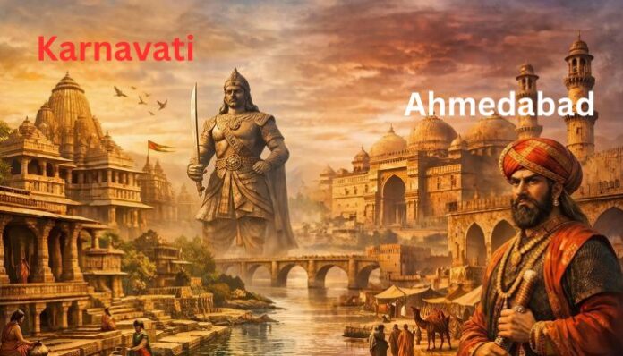Karnavati vs Ahmedabad history
