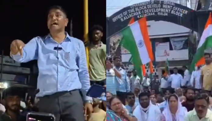 Seven judicial officers were surrounded by mob in West Bengal.