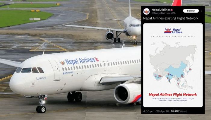 Anti-India rhetoric increases in Nepal, govt owned airline publishes map showing Jammu & Kashmir as part of Pakistan and Northeast as part of China: Read how backlash from Indians forced Nepal Airlines to apologise