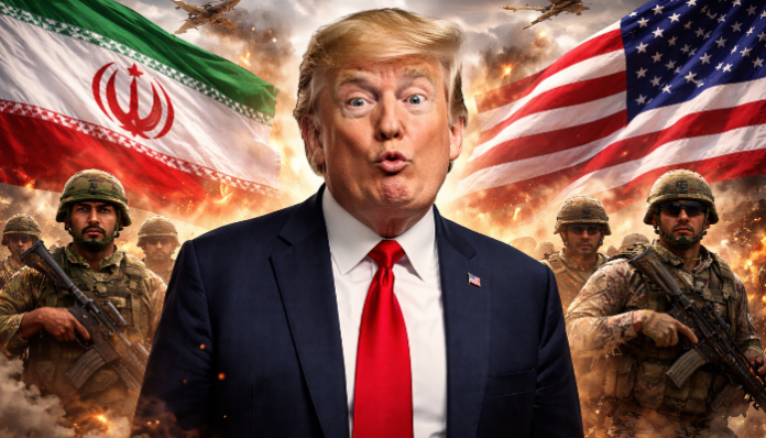 Trump expresses ludicrous opinions in the midst of the ongoing war in Iran.