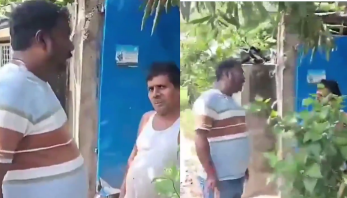 TMC goons intimidating people in West Bengal.