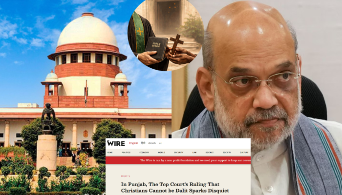The Wire demands reservations for ‘Dalit Christians’, attacks the Supreme Court’s verdict, accuses BJP of playing politics: The autopsy of a flawed argument