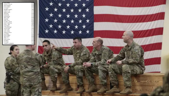 Iran leaked details of US troops