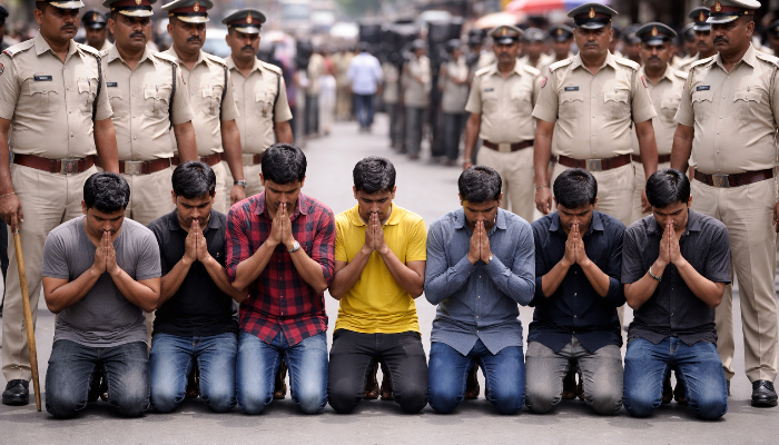 Walk of shame: Maharashtra police adopts a fresh strategy to deal with crime and its glorification, the approach has already yielded positive results in UP