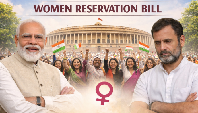 The opposition protests when the Modi government schedules a special session of Parliament over the Women Reservation Bill.
