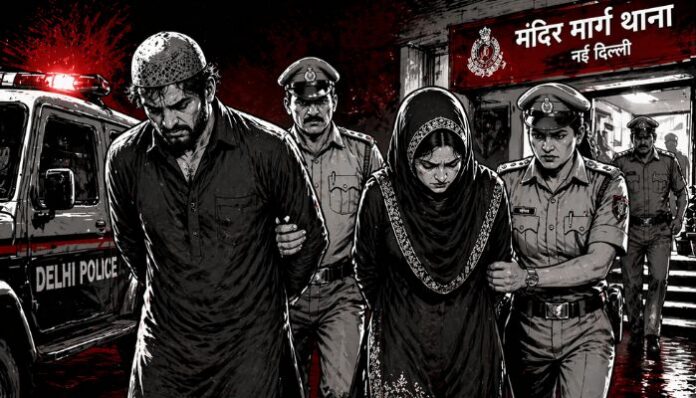 Azad and Rubina arrested for murdering retired RBI employee Madho Ram in Delhi