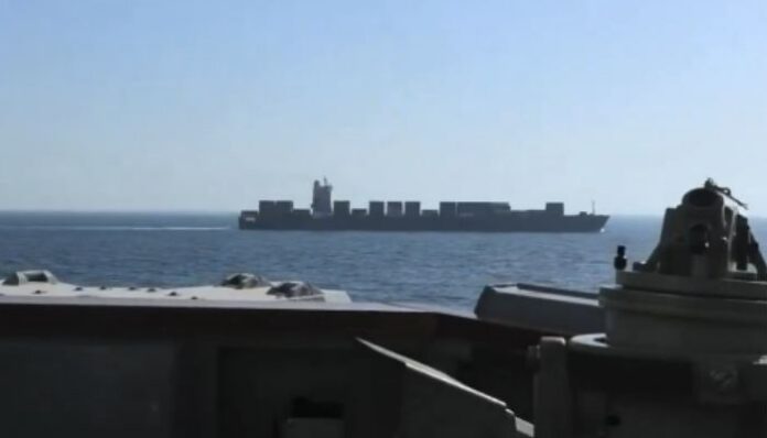 US naval forces open fire at and seize the Iran-flagged cargo vessel Touska on its way to an Iranian port