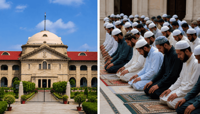 Allahabad HC rules that offering namaz on public land is not a religious right, gatherings on private property should be strictly private: Here is what the court said