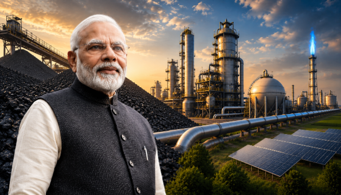 PM Modi's government announces a ₹37,500 crore coal gasification scheme.