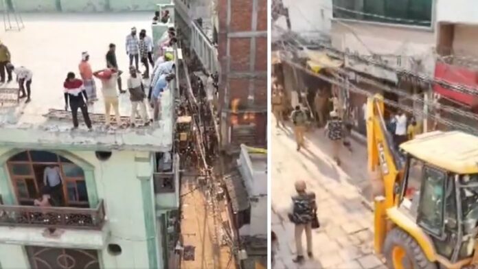bulldozer varanasi musafir khana