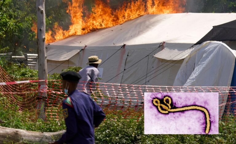 Ebola treatment centre in Ituri province, DRC set on fire