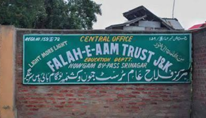 The Falah-e-Aam Trust-run schools are now under the control of the J&K government.