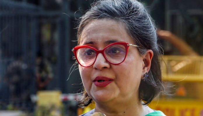 Sagarika Ghose whines over an X post take-down notice.